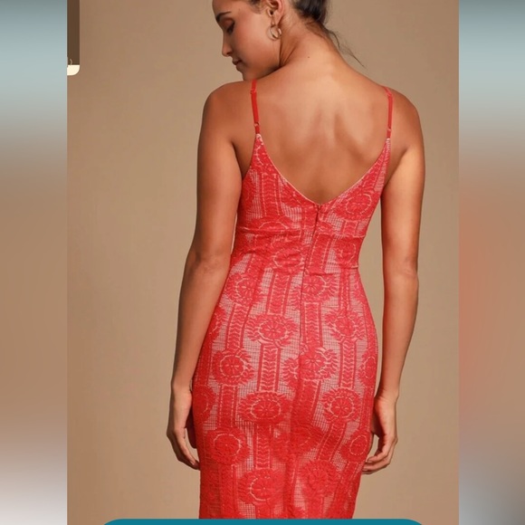 Lulus avianna cutout lace dress size medium - Picture 4 of 11